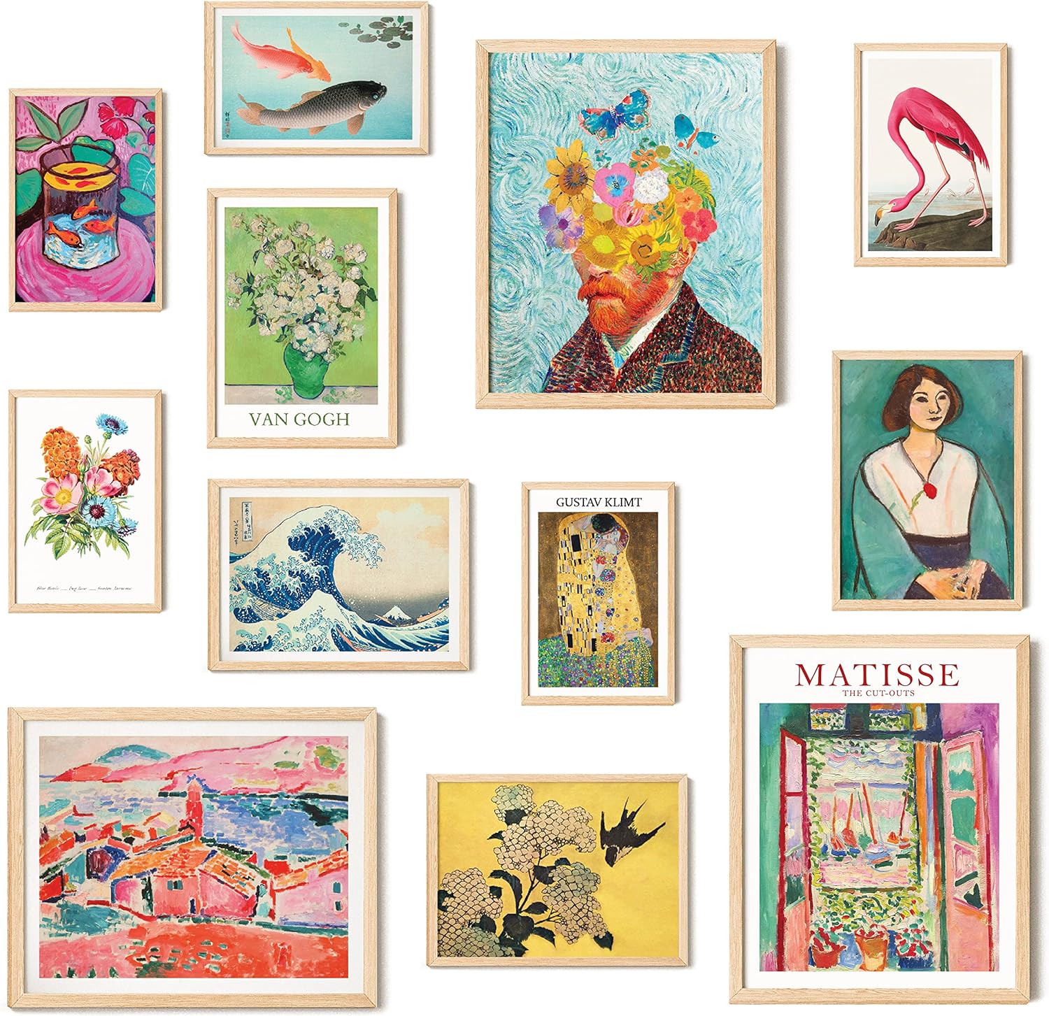 Colorful Mixed Frameless Artistic Bedroom Creative Decorative Wall Painting